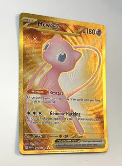 Mew Gold Scarlet & Violet 151 Pokemon Card 205/165 NM Near Mint Hyper Rare - Image 3