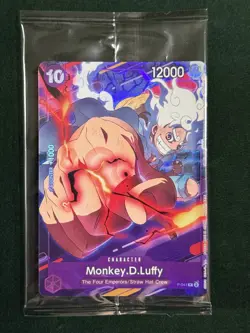 NYCC 2025 One Piece TCG Monkey D Luffy Promo Foil Card English P-041 - Image 1