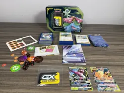 Pokemon TCG - Tag Team Tin - Celebi & Venusaur GX. + CARDS - Image 2