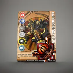 Bakugan: Battle Brawlers| Stand Your Ground🥉Copper Gate Card | 24/48 - Image 1