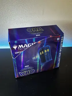 (8) Magic The Gathering Lot Commander Decks And Unsealed Doctor Who Booster Box - Image 1