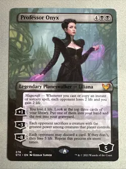 MTG / Professor Onyx / STX / #276 / Regular (Borderless) / Mythic / NM - Image 1