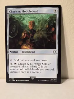 Charisma Bobblehead, From Fallout, Magic the Gathering, MTG, U0130 - Image 1