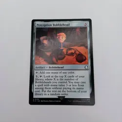Perception Bobblehead MTG Rare Magic: The Gathering Fallout Commander Artifact - Image 1