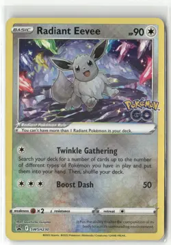 Pokemon Radiant Eevee Promo SWSH: Sword & Shield Promo Cards SWSH230 NM Not PSA - Image 1