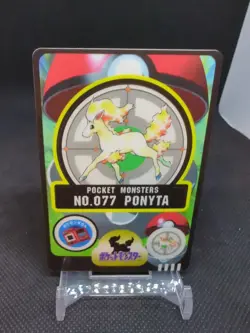 1997-1998 Bandai Pocket Monsters Pokemon Sealdass #077 Ponyta - Image 1