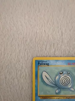 Poliwag 59/102 Base Set Unlimited WOTC Vintage Pokemon LP - Image 2