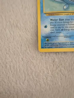 Poliwag 59/102 Base Set Unlimited WOTC Vintage Pokemon LP - Image 4
