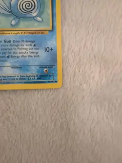 Poliwag 59/102 Base Set Unlimited WOTC Vintage Pokemon LP - Image 5