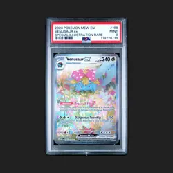 Pokemon 2023 Mew en S&V 151 Bulbasaur Ivysaur Venusaur EX Illustration Rare Set - Image 5