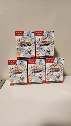(5) Pokemon TCG Prismatic Evolutions Booster Bundles New Sealed Lot Of 5 - Image 1