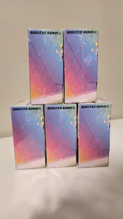 (5) Pokemon TCG Prismatic Evolutions Booster Bundles New Sealed Lot Of 5 - Image 4