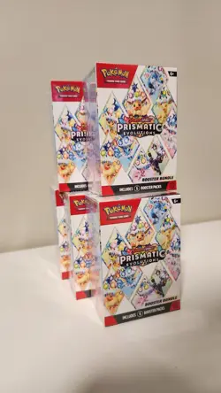 (5) Pokemon TCG Prismatic Evolutions Booster Bundles New Sealed Lot Of 5 - Image 5