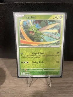 Scyther 123/165 Pokemon TCG S&V 151 Reverse Holo Uncommon NM - Image 1