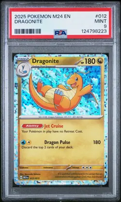 PSA 9 Dragonite 012/015 2025 Pokemon M24 McDonald's Collection - Image 1