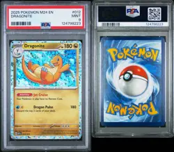 PSA 9 Dragonite 012/015 2025 Pokemon M24 McDonald's Collection - Image 2