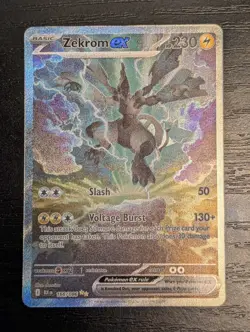 Pokemon TCG Zekrom EX Sir Black Bolt 166/086 NM Condition - Image 1