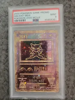 Ancient Mew Holo PSA 9 Mint 2000 Pokemon Movie Promo - Image 1