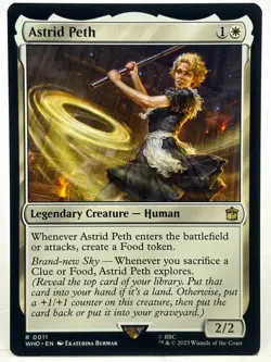 Astrid Peth NM/M* Dr. Who ENGLISH 0011 mtg -UnltdCards - Image 1