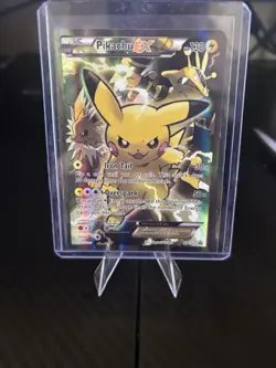 Pokemon TCG Pikachu EX Full Art XY124 Black Star Promos 2016 - Image 1
