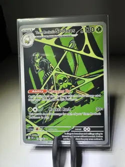 Pokemon TCG-Team Rockets Spidops 187/182-Sv10:Destined Rivals-Illus. Rare NM/M - Image 1