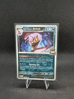 Team Rocket's Arbok Reverse Holo SV10: Destined Rivals #113/182 Pokemon TCG - Image 1