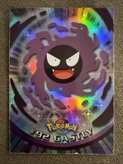 topps Pokemon TV Animation Edition Series 2 Rainbow Foil #92 Gastly - Image 1