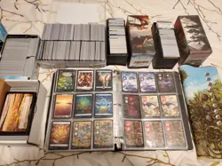 MASSIVE MTG COLLECTION 1000+ cards, Rares, Mythics, one binder ~22LBS Package - Image 1