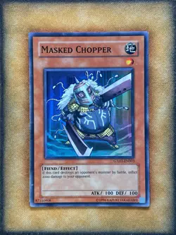 Yugioh Masked Chopper GX03-EN003 Super Rare NM - Image 1