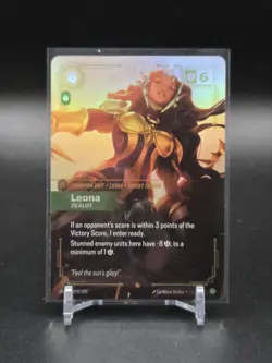 Riftbound Leona Card Zealot Origins OGN 079/298 League Of Legends English - Image 1