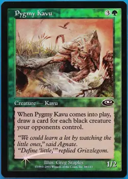 Pygmy Kavu FOIL Planeshift PLD Green Common MAGIC MTG CARD (ID# 483885) ABUGames - Image 1