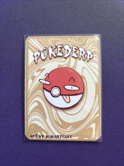 Pokederp Meow Custom Derpy Card Coro Mew Holo Poke Derp Pokemon Sku324 - Image 2