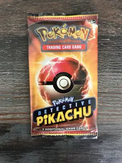 2019 Detective Pikachu Movie Card Promo Card Pack Unopened - Image 1