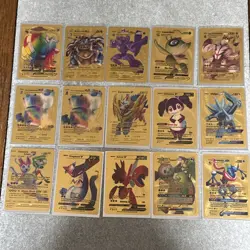 Pokemon- TCG Trading Cards Gold Foil 30 Card Lot! - Image 1