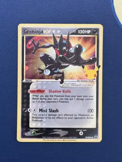 Greninja Gold Star Celebrations Promo SWSH144 Pokemon Card NM - Image 1