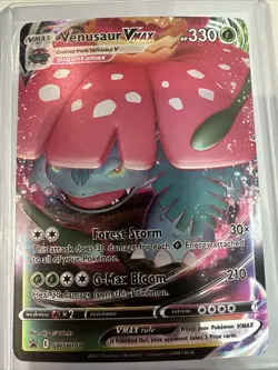 Venusaur VMAX - SWSH102 - Pokemon Sword & Shield Promo Ultra Rare Holo Card NM - Image 1