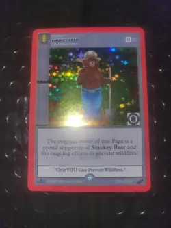 MetaZoo Wilderness - SMOKEY BEAR - Full Holo Promo Card - Image 1