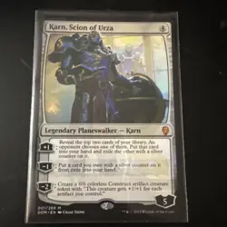 Karn, Scion of Urza #001/269 LP Dominaria DOM Magic MTG - Image 1