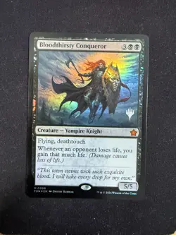 Bloodthirsty Conqueror (PROMO FOIL) - Murders at Karlov Manor (Magic/MTG) - Image 1