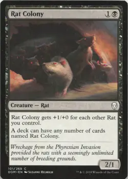 Rat Colony C Dominaria 101 - LP MTG - Image 1