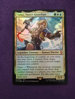 Tidus, Yuna's Guardian Foil M Commander: FINAL FANTASY 5 NM FIC MTG - Image 1