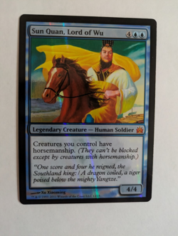 Foil Sun Quan, Lord of Wu From the Vault MTG NM Free shipping with tracking - Image 1