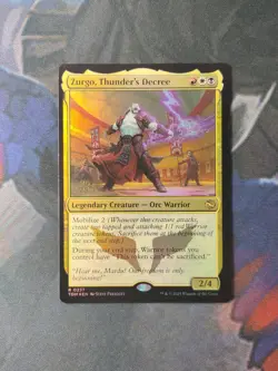 Zurgo, Thunder's Decree - Foil Promo | 7% Off 2+ | Dragonstorm | NM | MTG - Image 1