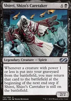 MTG Magic the Gathering Shirei, Shizo's Caretaker (112/271) Ultimate Masters LP - Image 1