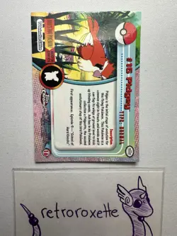 Topps Chrome Series 1 Pokemon TV Animation Card #16 Pidgey Base Chrome LP - Image 2