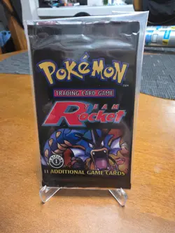POKEMON 2000 TEAM ROCKET 1ST EDITION ENGLISH BOOSTER PACK SEALED - Image 3