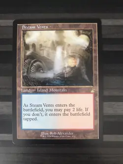 MTG | Steam Vents | Ravnica Remastered | Retro Frame | Rare | NM - Image 1