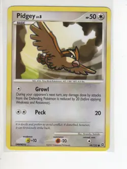PIDGEY SECRET WONDERS SET POKEMON CARD 99/132 LP - Image 1