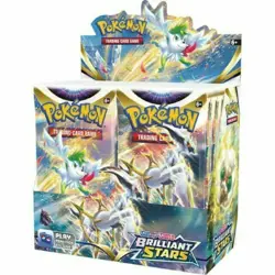 Pokemon TCG Sword & Shield Brilliant Stars Booster Box 36 Packs Wave 3 | 1 box 820650819964 - Image 1