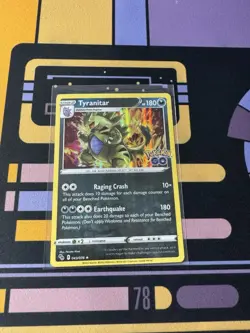 Pokemon Go Tyranitar 043/078 Holo Rare - Image 1